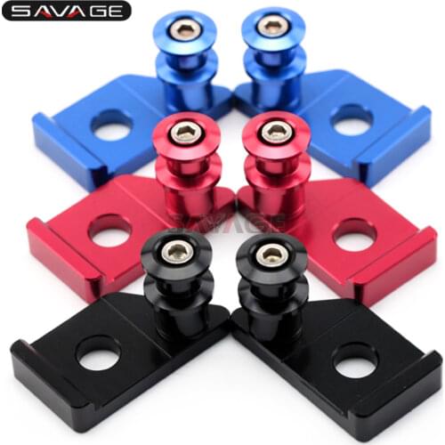 Swingarm Spools Slider For YAMAHA YZF R15 V3 MT-15 M-SLAZ MT-125 YZF-R125 Motorcycle Chain Regulator Adjuster Stand Screws