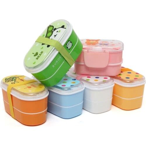 Baby Food Containers Snack Box Kids Toddler Fruit Snack Box BPA Free Blocks Freezer Storage Containers