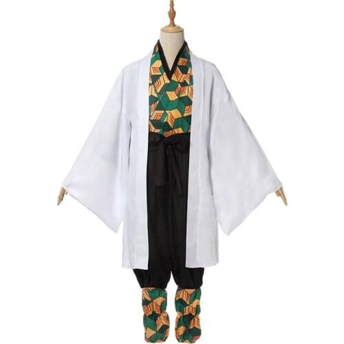 Anime Kimetsu No Yaiba Demon Slayer Cosplay Costume Kamado Tanjirou Nezuko Agatsuma Zenitsu Tomioka Giyuu Muzan Cosplay Anime