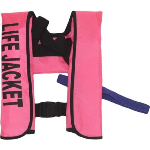 Swimming Inflatable Life Jacket Adult Beach Surfing Fishing Life Vest Swimwear Water Sport Drifting Survival Jacket 5 Colors