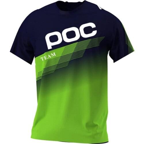 NEW Cycling Jersey 2021 Vtt Bike Shirt Maillot Ciclismo Hombre Short Verano Sports Team POC Motocross Mtb Ropa Deportiva Hombre