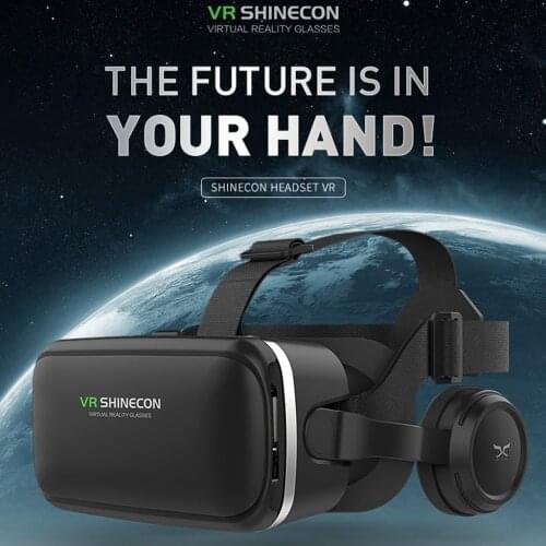 Virtual Reality VR Headset 3D Glasses Headset Helmets VR Goggles for TV Movies Video Games Support 4.7-6.53 inch