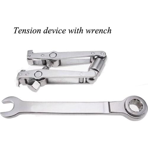 Orthopedics instrument stainless steel tension device retractor compression&reduction device with wrench