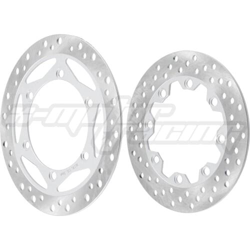Motorcycle Front And Rear Brake Discs Rotors For Kawasaki KJ250 2000 - 2002 2001 KLX250 Super Sherpa 1997 - 1998