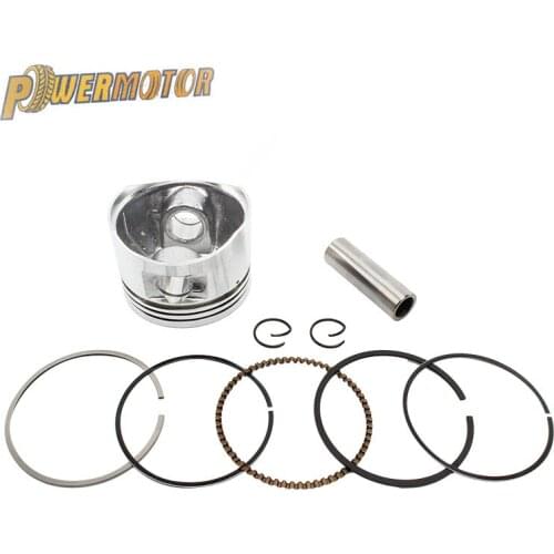 Piston Assembly for 110cc Dirt Bikes Go Karts ATV52.4mm Piston 13mm Pin Set SUIT for ALL Chinese 125CC AIR COOL