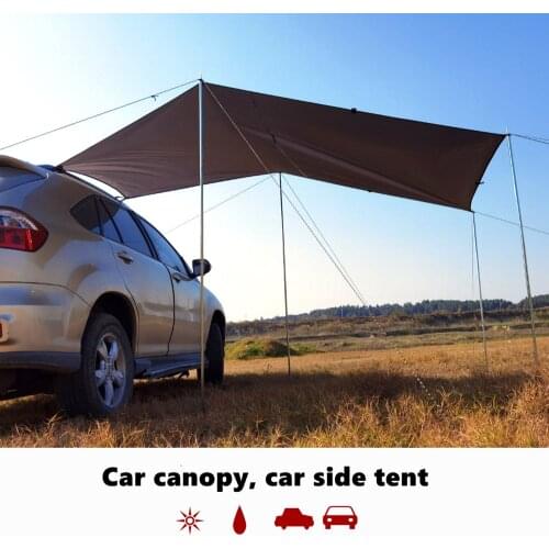 Portable Outdoor Camping Car Side Tent Outdoor Canopy Parallel Shed Car Tent Awning Side Tent Pergola