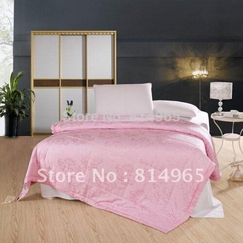 Pink--Winter--600GSM Handmade Top-Grade-100% Mulberry silk Filled 600GSM Duvet Quilt Comforter King240X210cm Or Make Any Size