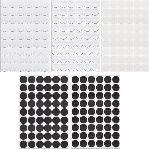 Uxcell 1/2/3pcs White Maple WoodSelf-adhesive Screw Hole Stickers overs Caps Dustproof Sticker 21mm 54 in 1pc 4 Colors