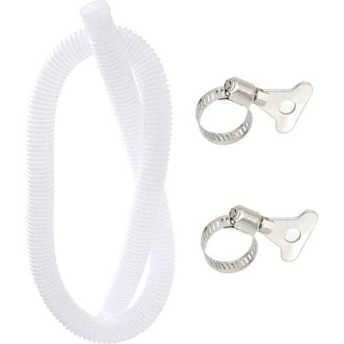 1.25" Diameter Accessory Pool Pump Replacement Hose, Pool Filter Pump Hose - 59" Long, 2 Pack