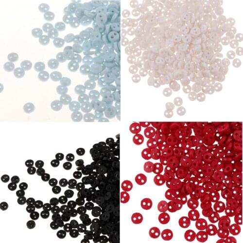 300 Pieces Mini Tiny Micro Figures Doll DIY Clothing Sewing Buttons 4mm Red for Scrapbooking/ Embellishment пуговицы для кукол