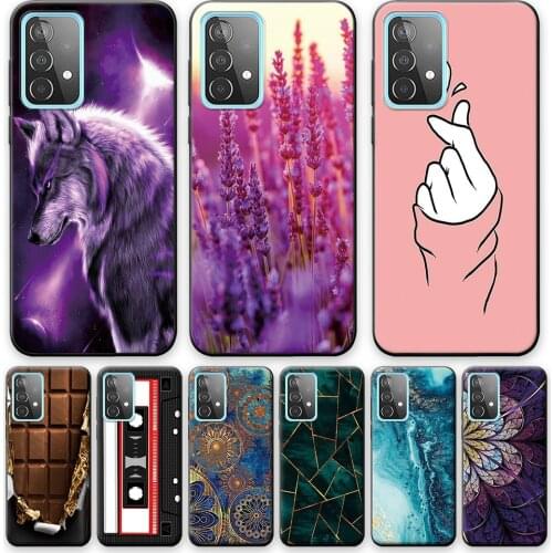 For Samsung Galaxy A52 5G Case Galaxy A52 SM-A526B A52 4G SM-A525F Back Cover Soft Silicone Phone Cases For Samsung A52 A 52 a52