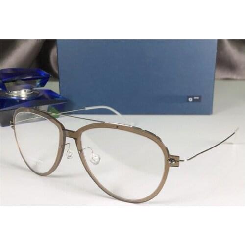 Denmark Brand Titanium Myopia Glasses Blueblocking 6547 New Screwless Spectacle Frames Ultra-light Myopia reading Eyesglasses