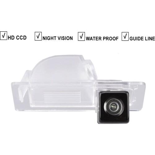 Car Reverse Rear View Camera For Skoda Rapid Sedan 2013-2015 Rear View Camera Parking Line Night Vision Water Proof 170