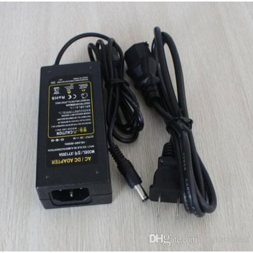 Led Driver Power Supply AC/DC Adapter Switching Charger Adapter 12V 5A 60W DC 2 Years Plastic Safety Ccc,ce,rohs 0.25kg 110/220V