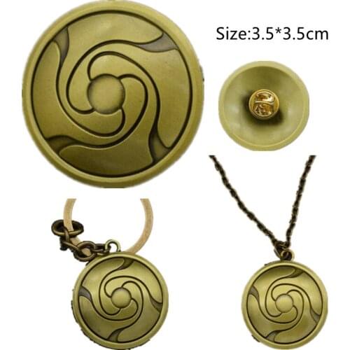 Jujutsu Kaisen Tokyo Toritsu Jujutsu Koto Senmon Gakko Logo Metal Badge Embossing Brooch Chest Pin Necklace Keychain Costume