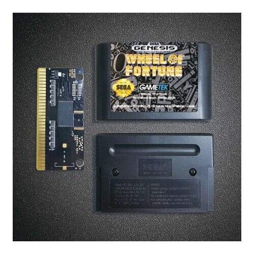 Wheel of Fortune - 16 Bit MD Game Card for Sega Megadrive Genesis Video Game Console Cartridge