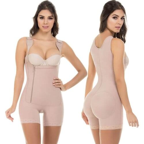 Plus Size S-6XL Body Shaper Underbust Fajas Colombianas Women Seamless Thigh Slimmer Shapewear Firm Tummy Control Bodysuit