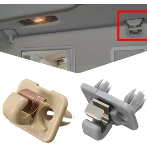 Interior Sun Visor Clip Hook Bracket Hanger for Audi A1 A3 A4 A5 A6 A7 Q5 8U0857562A Three Color