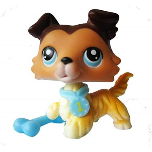 Real pet shop Mini toy collections standing short hair cat White Black dachshund dog collie great dane Birthday Christmas gift