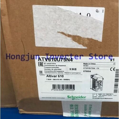 Genuine Schneider ac speed drive inverter 380V 5.5/7.5 kw heavy duty inverter ATV610U75N4
