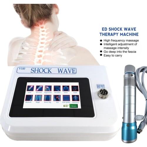 NEW Vibrator ED Electromagnetic Extracorporeal Shock Wave Machine Pain Relief Massager Physiotherapy Machine Body Relax V100