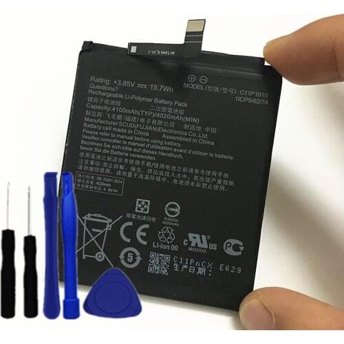 New High quality Real 4100mAh c11p1610 Battery For ASUS Zenfone 4 Max Pegasus 4A ZB500TL X00KD 5.0" + Tools