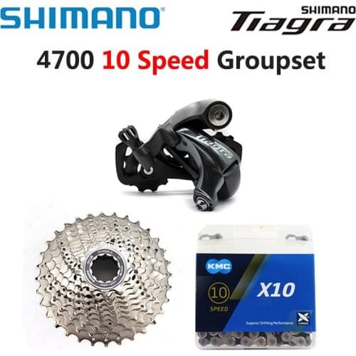 SHIMANO Tiagra 10 Speed 4700 Groupset Cassette Chain Rear Derailleur For ROAD Bike Bicycle
