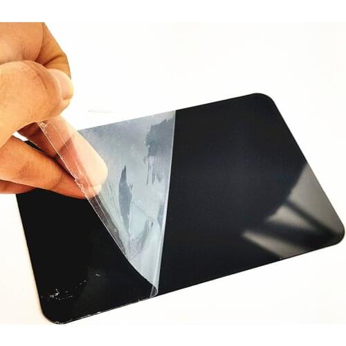 Plastic PVC Card Rewritable Board A4 A5 A6 in Black Reuse Wipe Cleanable Store Price Advertising Promotion 10pcs