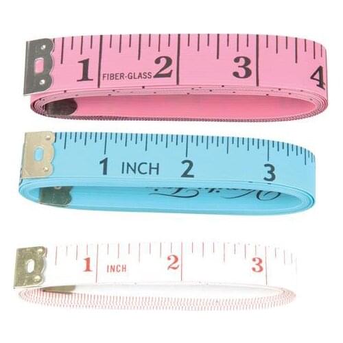60 inch 150cm Practical Body Measuring Ruler waist tape body measure tape gift measure tape tailers tape 100pcs/lot