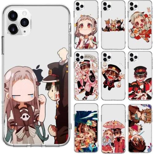 Toilet bound Hanako kun Anime Phone Case Transparent for iPhone 6 7 8 11 12 s mini pro X XS XR MAX Plus cover funda shell