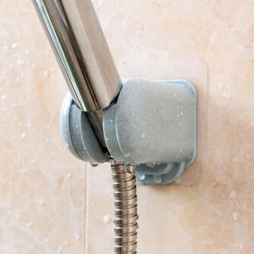 Adjustable Bathroom Suction Cup Shower Head Holder Plastic Movable Bracket Wall Mount Home Vacuum Holder