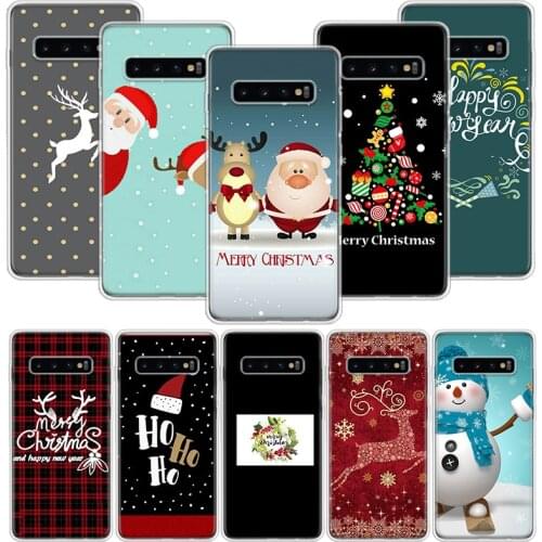 Merry Chrismas Happy New Year Phone Case for Samsung Galaxy A51 A71 A50S A20E A30 A40 A70S A10S A01 A21 A41 A52 A20S A6 A7 A8 A9