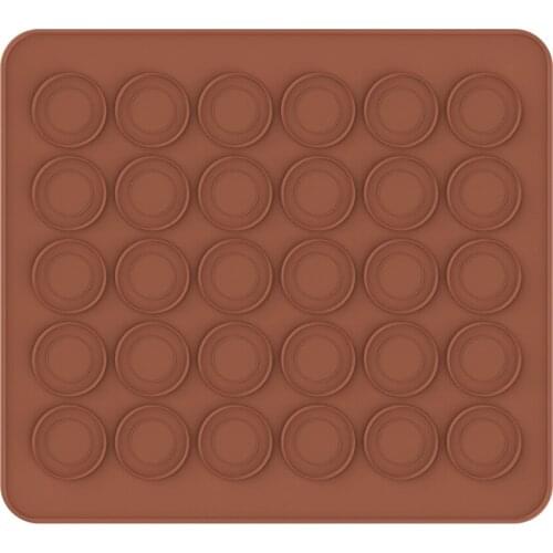 30/48 Hole Silicone Macaroon Mold Biscuits Molds Cake Mould Family Kitchen Tools Gadgets Baking Accessories for Cookies