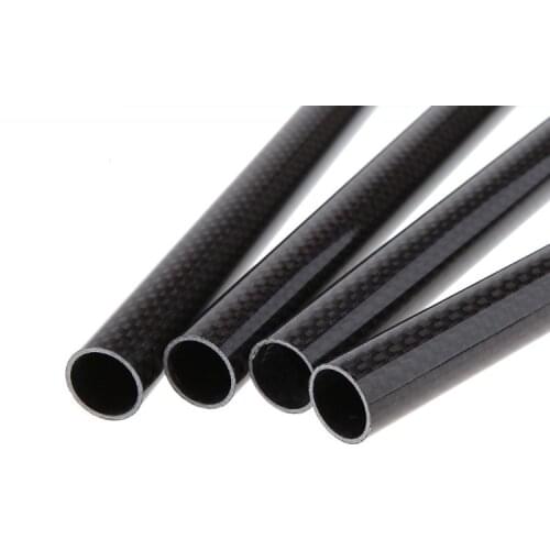 2PCS Length 500mm Bright Carbon Fiber Tube Diameter 8/10/12/14/15/16/18/22/24/25/26/28/30mm for RC Multicopter Airplane Drones