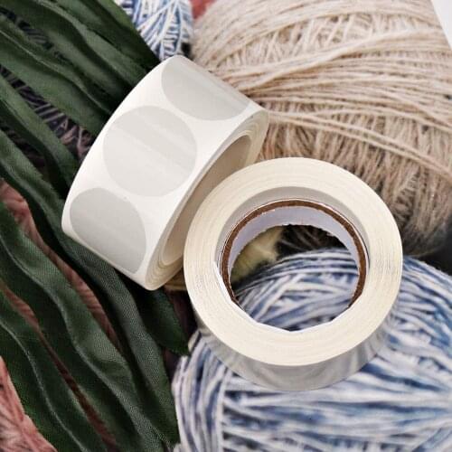 300Pcs A Roll 1.5inch Round Pvc Transparent Sticker business package seal labels sticker PVC adhesive custom sticker stationery