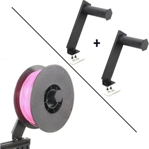 2 Kit 3D Printer Filament Rack Spool Holder Bracket Used for Material TPU/PLA/ABS 0.5KG/1KG for Creality CR-10 Ender3 3D Printer