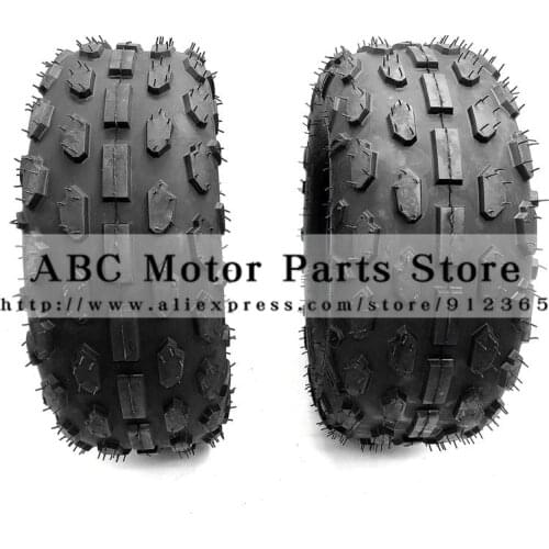 2pcs/lot of 6 Inch ATV Tire 145/70-6 four wheel vehcile Fit for 50cc 70cc 110cc Small ATV Front Or Rear Wheels