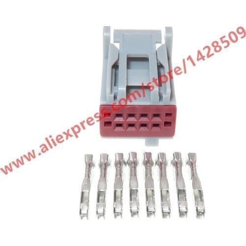 20 Sets 8 Pin Car Rear View Mirror Plug Reversing Camera Module Connector For Ford