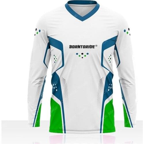 2021 customize team moto mtb motocross jersey Enduro Maillot Hombre DH BMX MX Cycling Downhill jersey