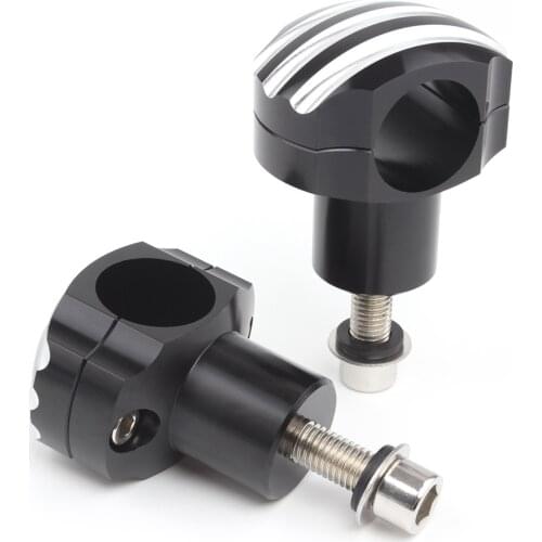 32mm Motorcycle Handlebar Riser Universal Aluminium Bar Clamp For Harley Dyna Fat Bob Softail Heritage Sportster 1200 883