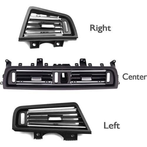 Hot Sale Front Row Wind Air Conditioning Vent Grill Outlet Panel RHD Accessories For BMW 5 Series F10 F18 Car Accessories