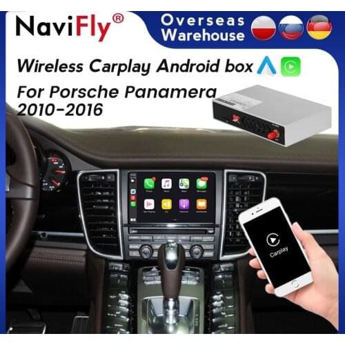 Navifly Car Multimedia for Porsche Panamer PCM 3.1 PCM 4.0 2010-2018 Wireless Apple CarPlay Android Auto Decoder Box