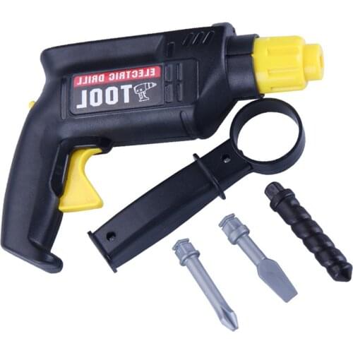 Boys Kids Electric Drill Toy Childrens Role Play Builder Pretend Toy Simulation Drill Tool Set