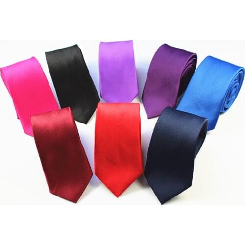 GUSLESON 2017 High Quality Mens Tie Solid Plain 100% Silk Slim Skinny Narrow gravata Necktie Ties for men Formal Wedding Party