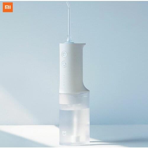 Original Xiaomi Mijia Oral Irrigator USB Rechargeable teeth flusher dental water flosser Portable Dental Water Jet Teeth Cleaner
