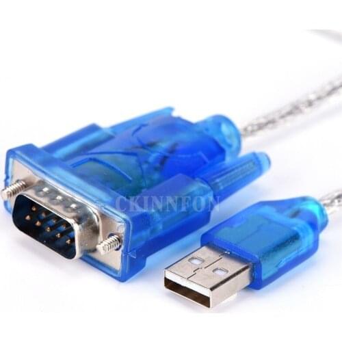 200Pcs/Lot USB To RS232 Serial Port 9 Pin DB9 Cable Serial COM Port Adapter Cable Convertor