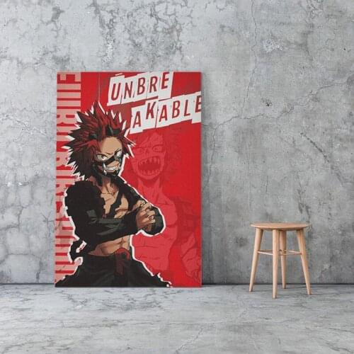 Red Riot Eijiro Kirishima My Hero Academia Canvas Painting poster wall Art decor Living room Bedroom Study Decoration Prints