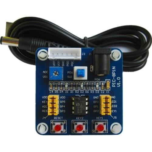 PIC12F509 development board