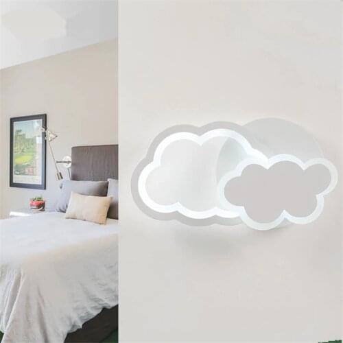Star Cloud Wall Lamps Childrens Room Bedroom Bedside Sconce Wall Ceiling Lamp Living Room Decoration Lights Corridor Lighting