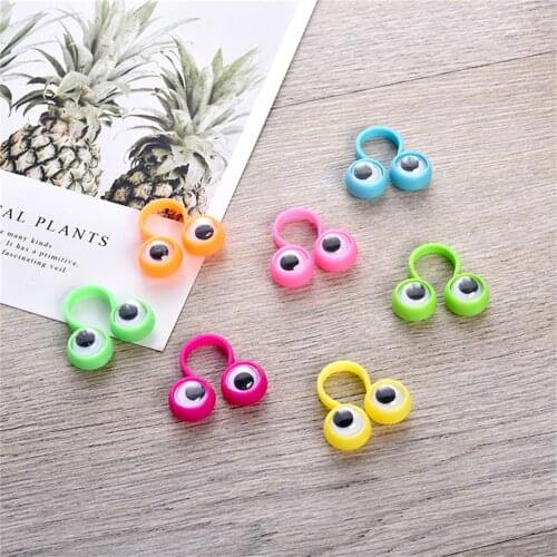 Finger Puppet Googly E-yes Finger Spies Childrens Party Ap-ril Fools' Day Gift Funny Game For Kids Baby Gift